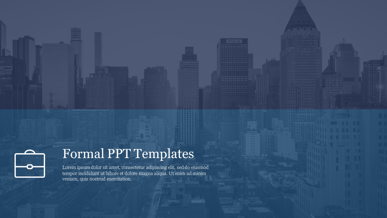 Formal PPT Templates